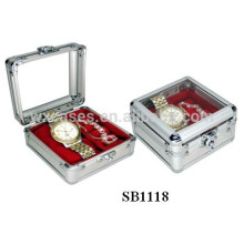 single aluminum watch display box with show window